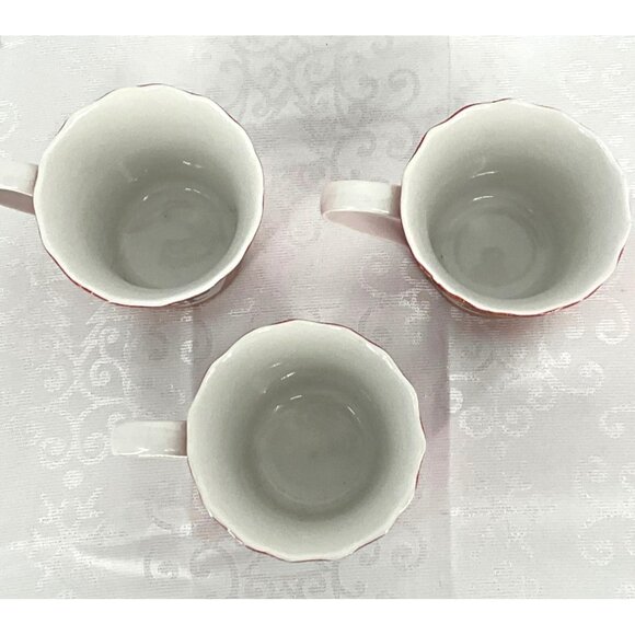 Robert Stanley Nutcracker Design‎ Pink Ceramic Mugs 3.75" Tall set/3 - Picture 3 of 6